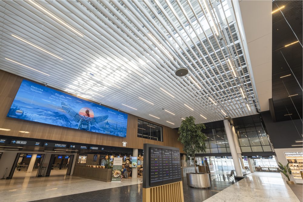 VNO T2 terminalo apšvietimas