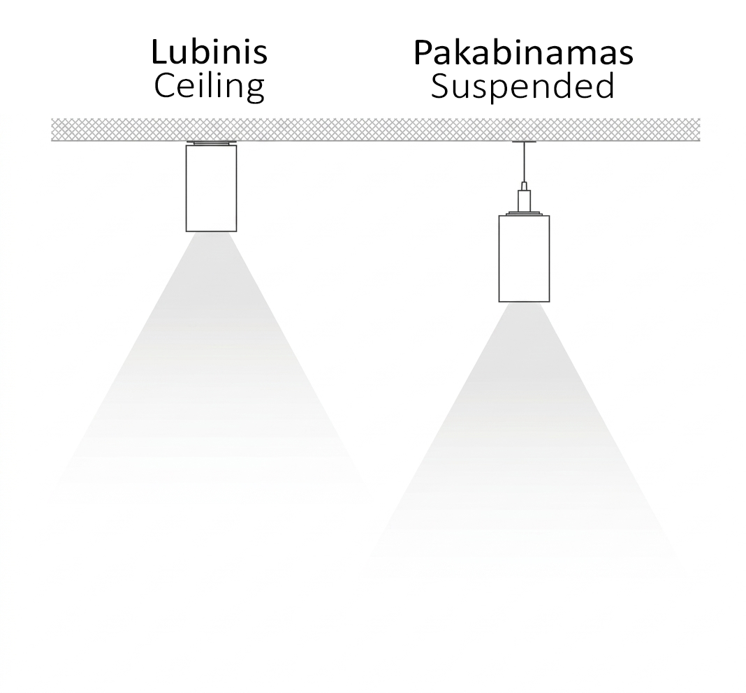 Montavimo parinktys